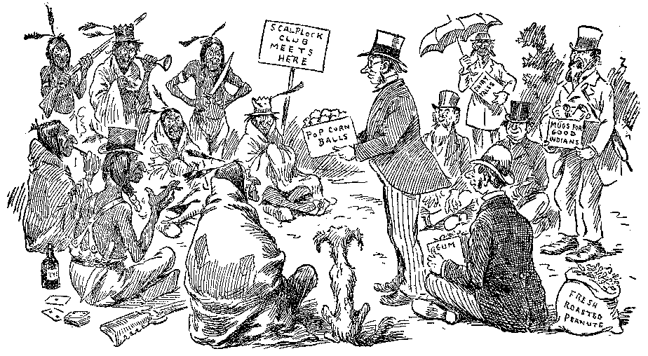 [Illustration] from Comic History of the U.S.A. by Bill Nye