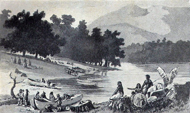 Indian village in Darien