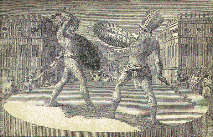 A Gladiatorial Sacrifice.