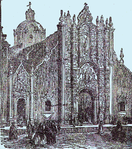 Sagrario, city of Mexico.