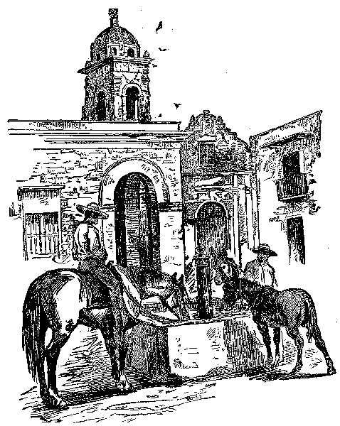 Village scene in Mexico.