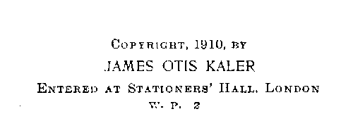 [Copyright Page] from Peter of New Amsterdam by James Otis