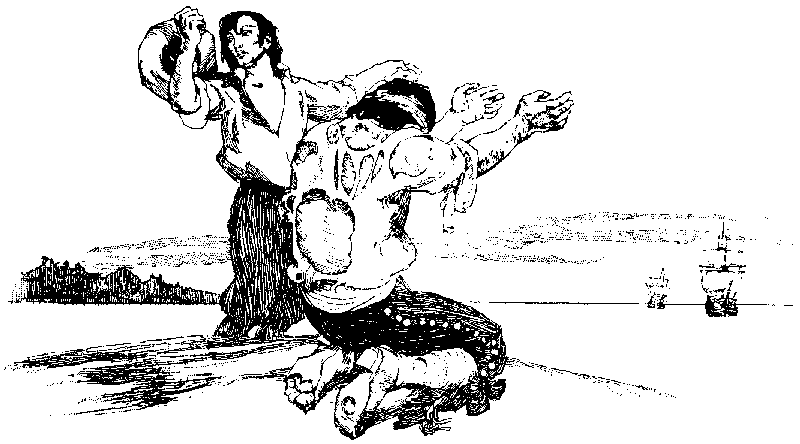 [Illustration] from Richard of Jamestown by James Otis