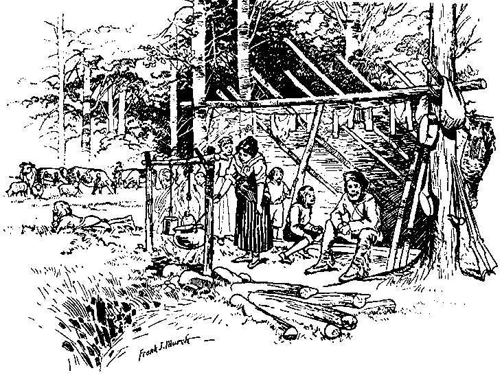 [Illustration] from Hannah of Kentucky by James Otis