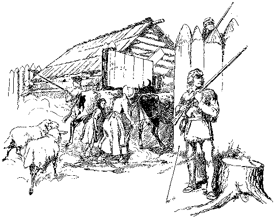 [Illustration] from Hannah of Kentucky by James Otis