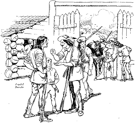 [Illustration] from Hannah of Kentucky by James Otis