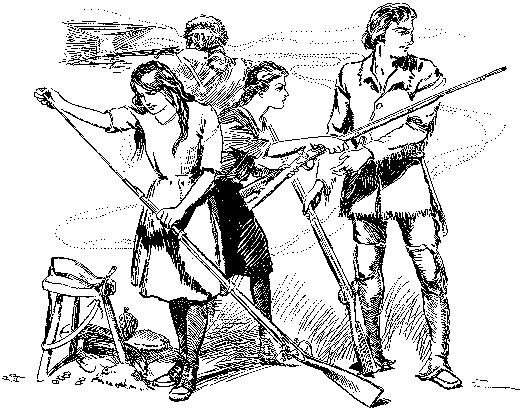 [Illustration] from Hannah of Kentucky by James Otis