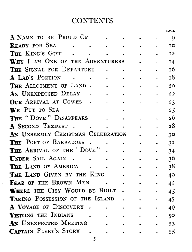 [Contents, Page 1 of 3] from Calvert of Maryland by James Otis