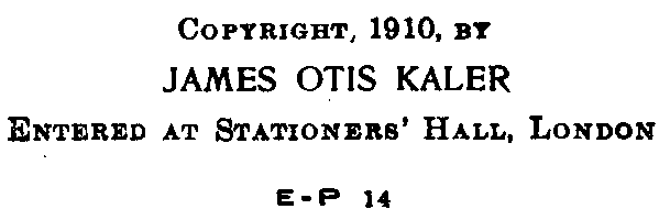 [Copyright Page] from Mary of Plymouth by James Otis