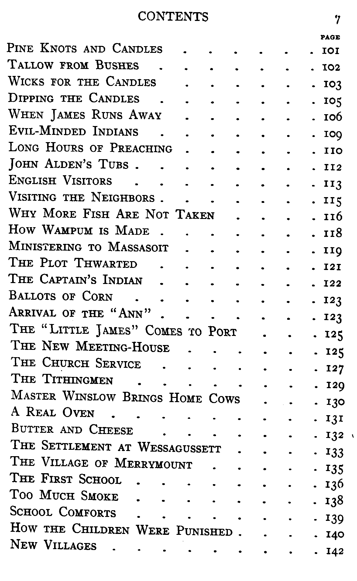 [Contents, Page 3 of 4] from Mary of Plymouth by James Otis