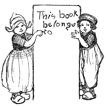 [Name Plate] from Dutch Twins by Lucy F. Perkins