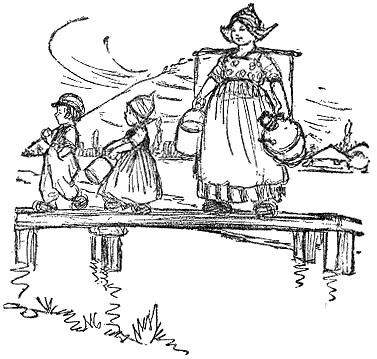 [Illustration] from Dutch Twins by Lucy F. Perkins