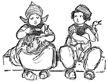 [Illustration] from Dutch Twins by Lucy F. Perkins