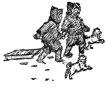 [Illustration] from Eskimo Twins by Lucy F. Perkins