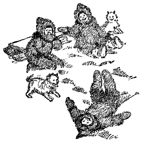 [Illustration] from Eskimo Twins by Lucy F. Perkins