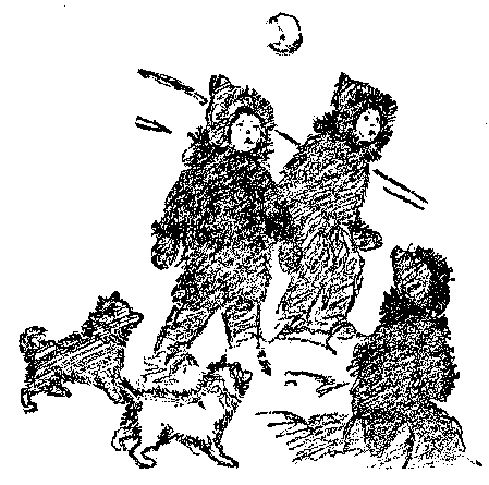 [Illustration] from Eskimo Twins by Lucy F. Perkins