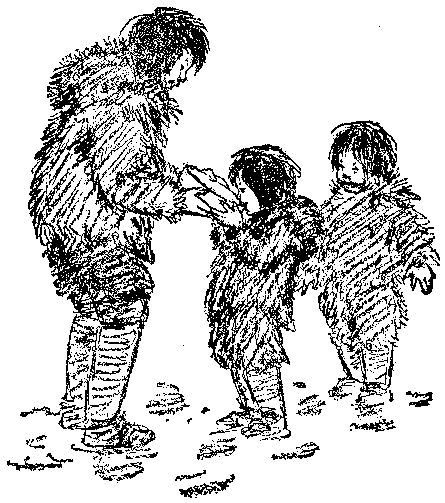 [Illustration] from Eskimo Twins by Lucy F. Perkins