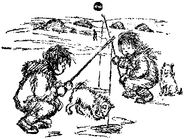 [Illustration] from Eskimo Twins by Lucy F. Perkins