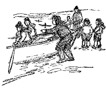 [Illustration] from Eskimo Twins by Lucy F. Perkins