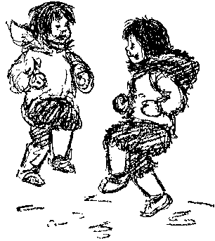 [Illustration] from Eskimo Twins by Lucy F. Perkins