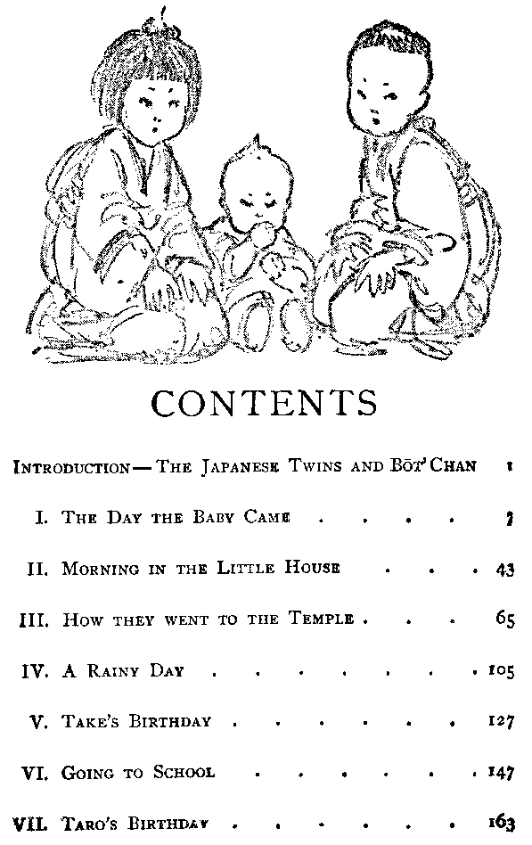 [Contents] from Japanese Twins by Lucy F. Perkins