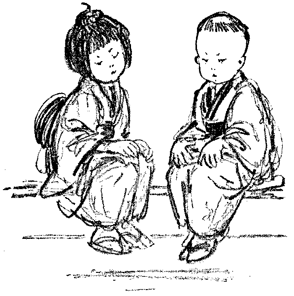 [Illustration] from Japanese Twins by Lucy F. Perkins