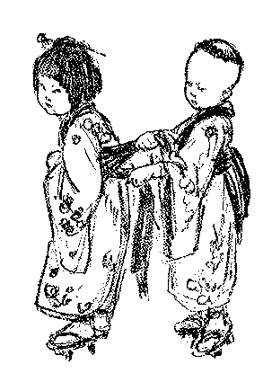 [Illustration] from Japanese Twins by Lucy F. Perkins