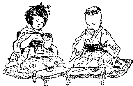 [Illustration] from Japanese Twins by Lucy F. Perkins