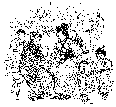 [Illustration] from Japanese Twins by Lucy F. Perkins