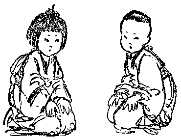 [Illustration] from Japanese Twins by Lucy F. Perkins