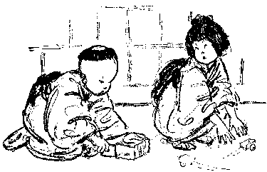 [Illustration] from Japanese Twins by Lucy F. Perkins