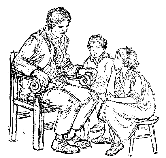 [Illustration] from Scotch Twins by Lucy F. Perkins