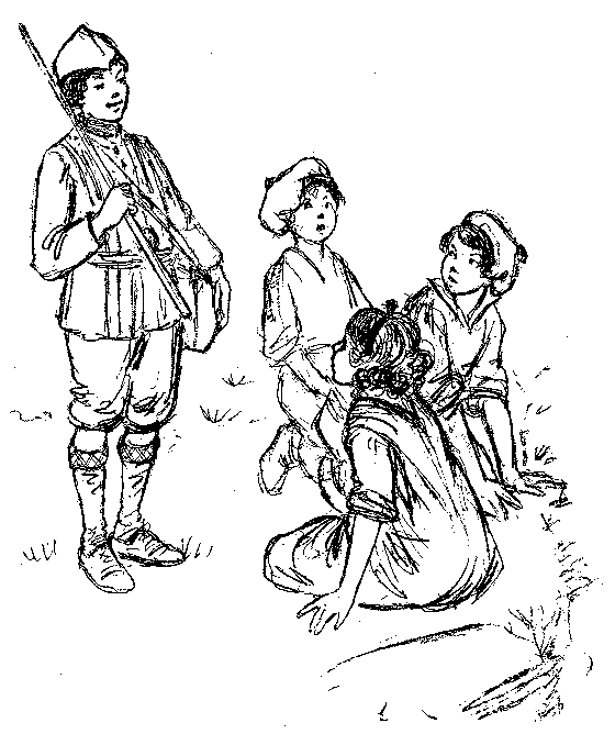 [Illustration] from Scotch Twins by Lucy F. Perkins