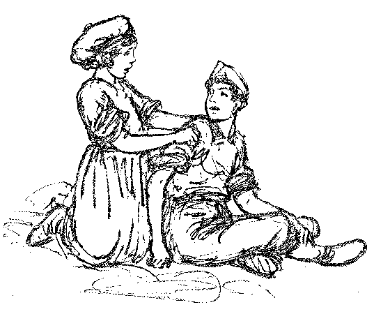 [Illustration] from Scotch Twins by Lucy F. Perkins