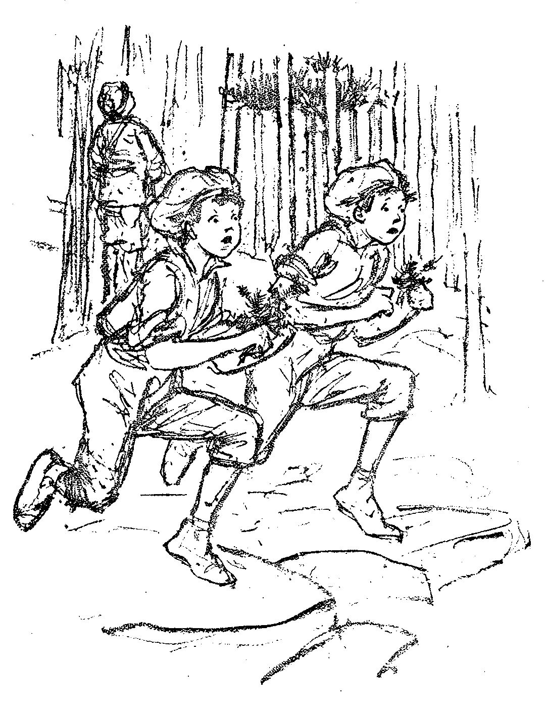 [Illustration] from Scotch Twins by Lucy F. Perkins