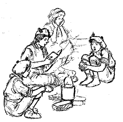 [Illustration] from Scotch Twins by Lucy F. Perkins