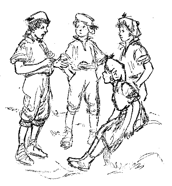 [Illustration] from Scotch Twins by Lucy F. Perkins