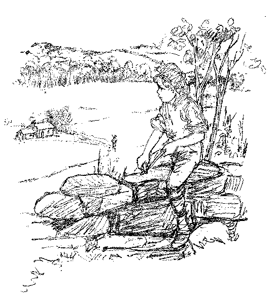 [Illustration] from Scotch Twins by Lucy F. Perkins