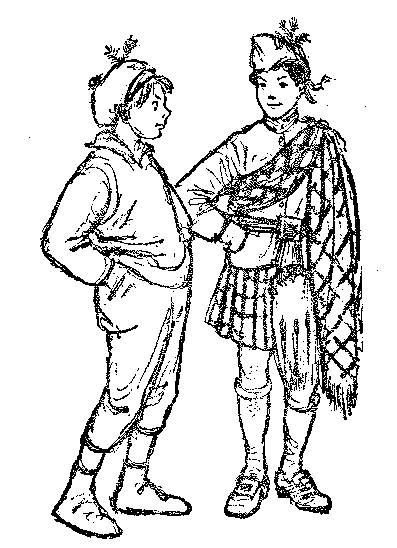 [Illustration] from Scotch Twins by Lucy F. Perkins