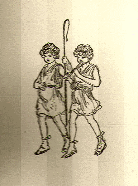 [Illustration] from Spartan Twins by Lucy F. Perkins