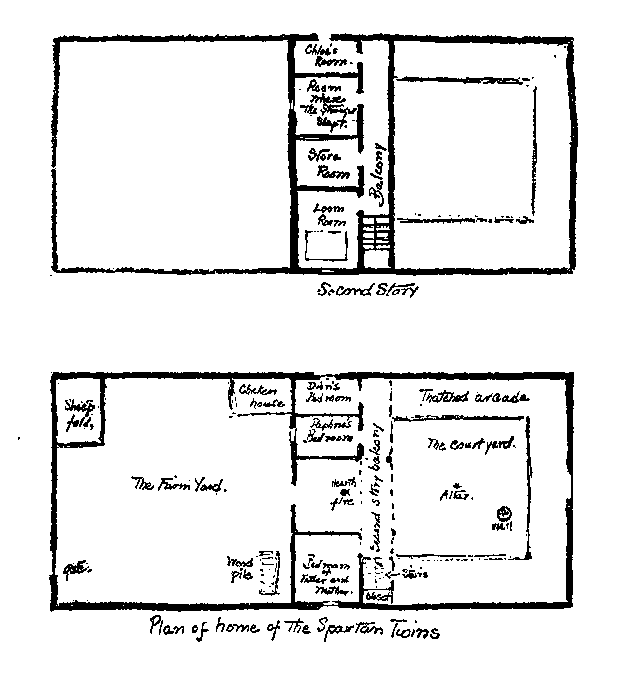 [Illustration] from Spartan Twins by Lucy F. Perkins