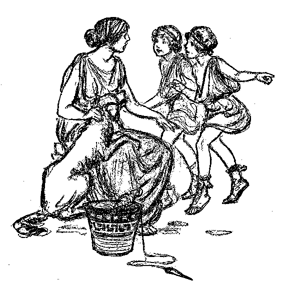 [Illustration] from Spartan Twins by Lucy F. Perkins