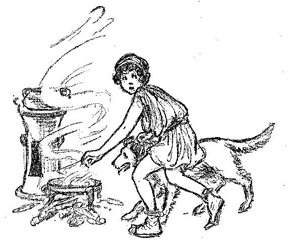 [Illustration] from Spartan Twins by Lucy F. Perkins