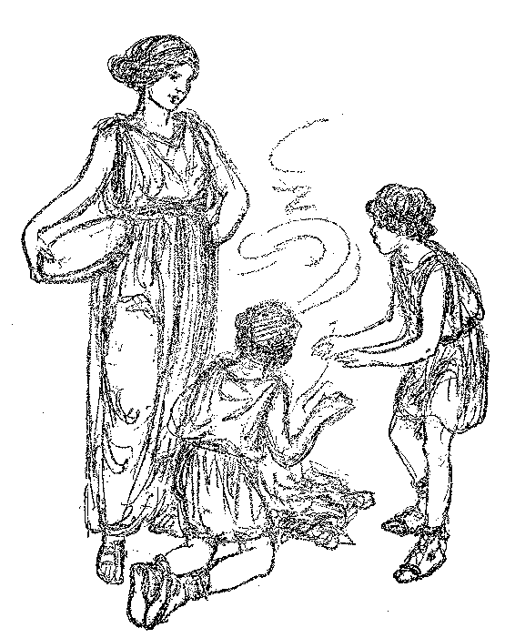 [Illustration] from Spartan Twins by Lucy F. Perkins