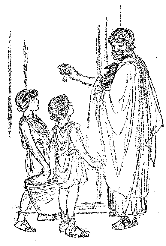 [Illustration] from Spartan Twins by Lucy F. Perkins