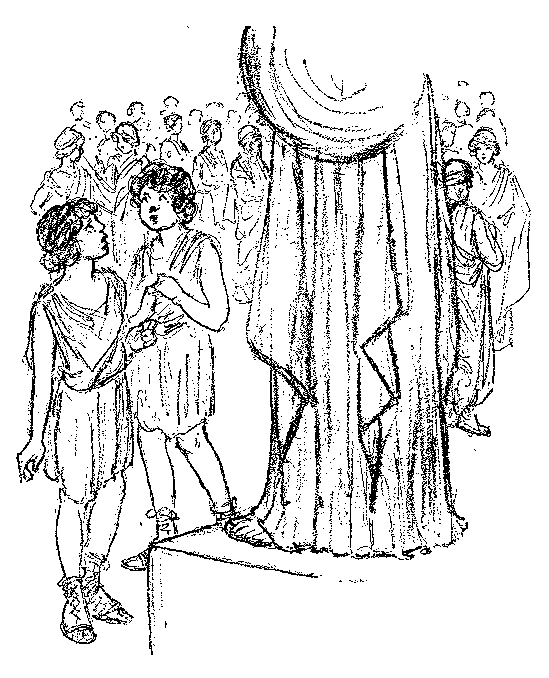 [Illustration] from Spartan Twins by Lucy F. Perkins