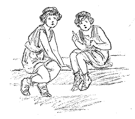 [Illustration] from Spartan Twins by Lucy F. Perkins