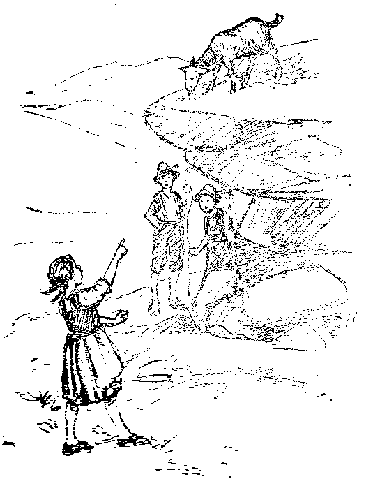 [Illustration] from Swiss Twins by Lucy F. Perkins