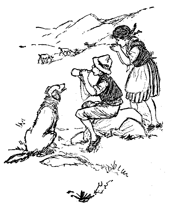 [Illustration] from Swiss Twins by Lucy F. Perkins