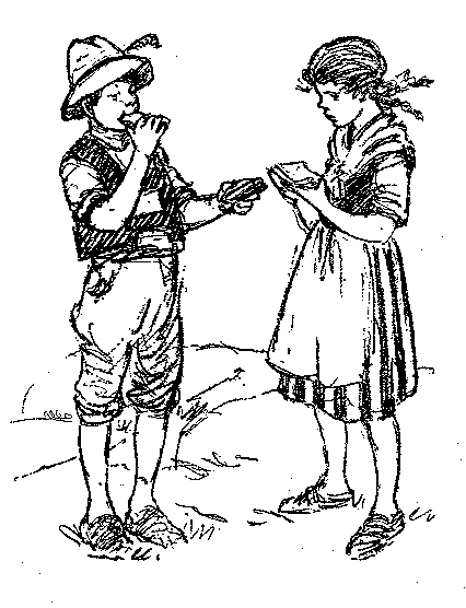 [Illustration] from Swiss Twins by Lucy F. Perkins